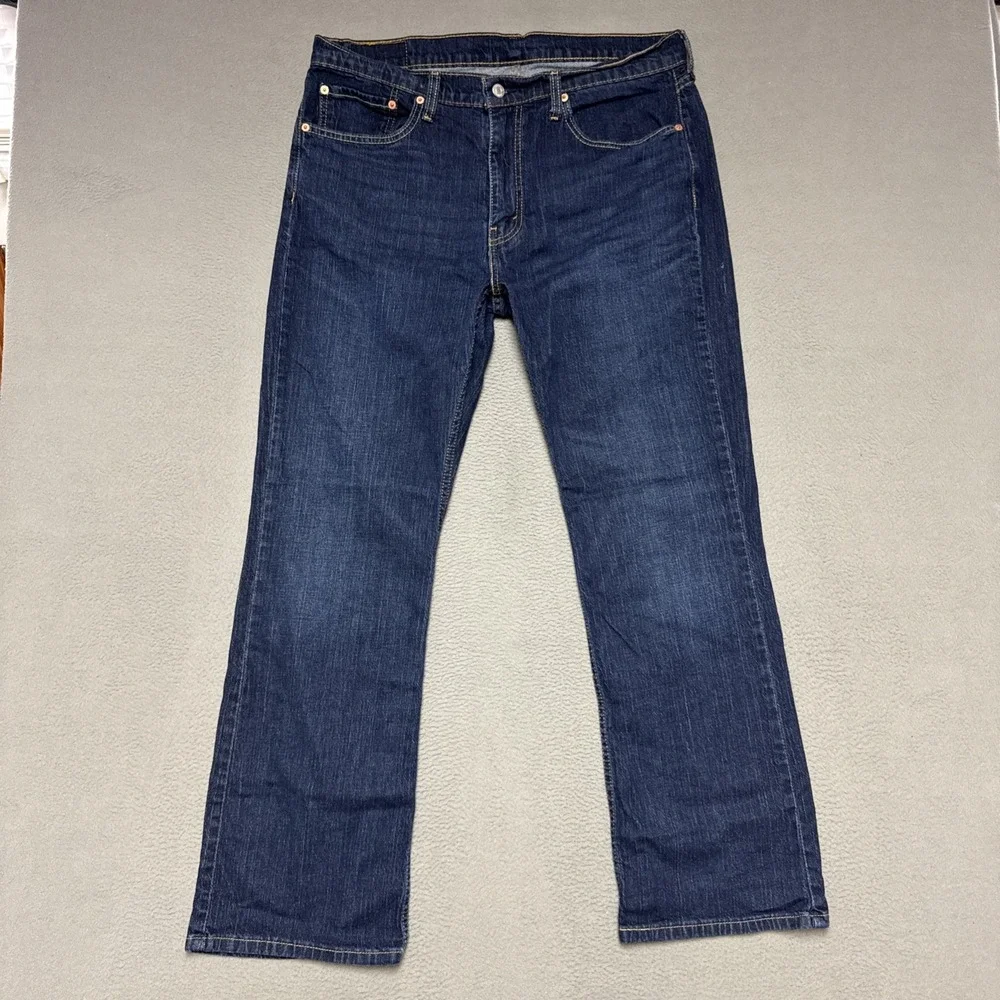 Levis 527 Slim Boot Mens Dark Wash Jeans Sz 36x32 (36x30) Cowboy Casual Workwear